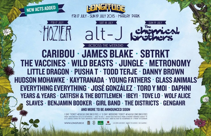 New acts added to Longitude 2015&nbsp;line-up
