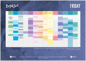 Body & Soul 2016 timetable