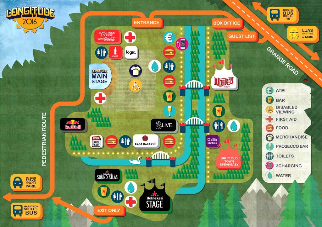 Longitude 2016 | Site Map&nbsp;revealed