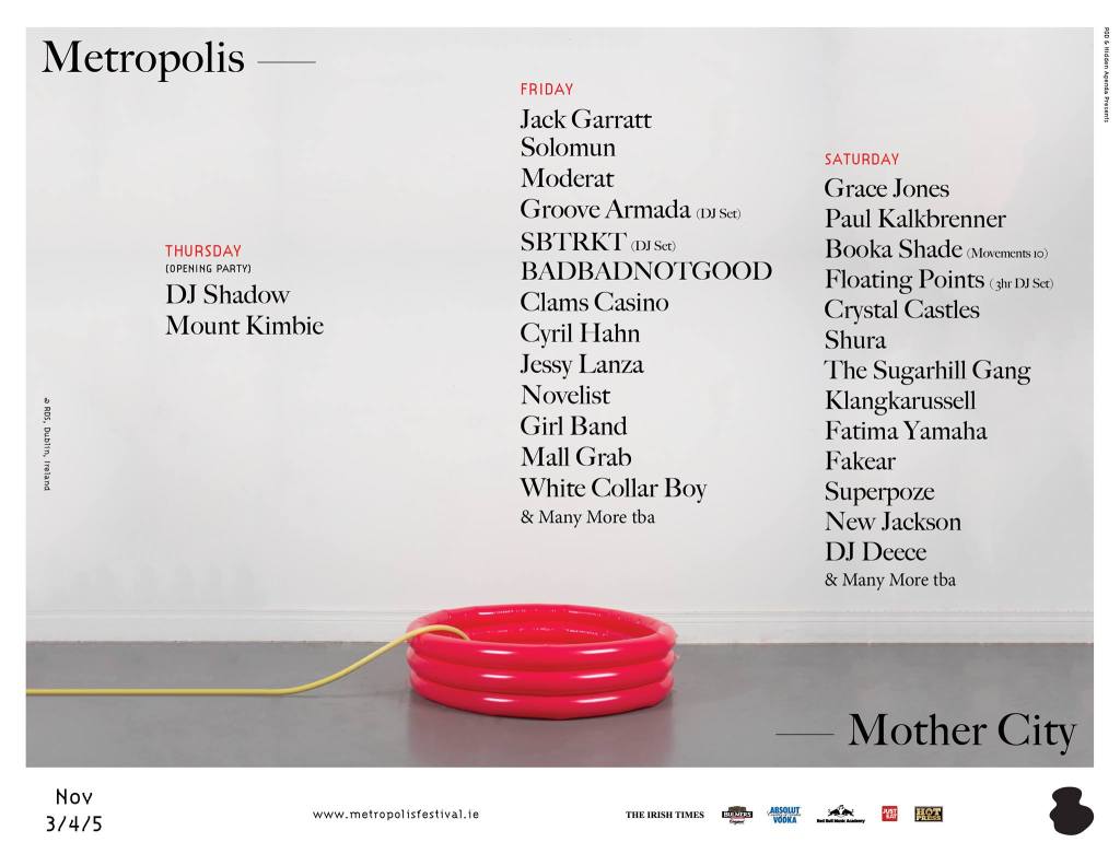 Metropolis 2016 | Mount Kimbie, Jack Garratt & more join the&nbsp;line-up
