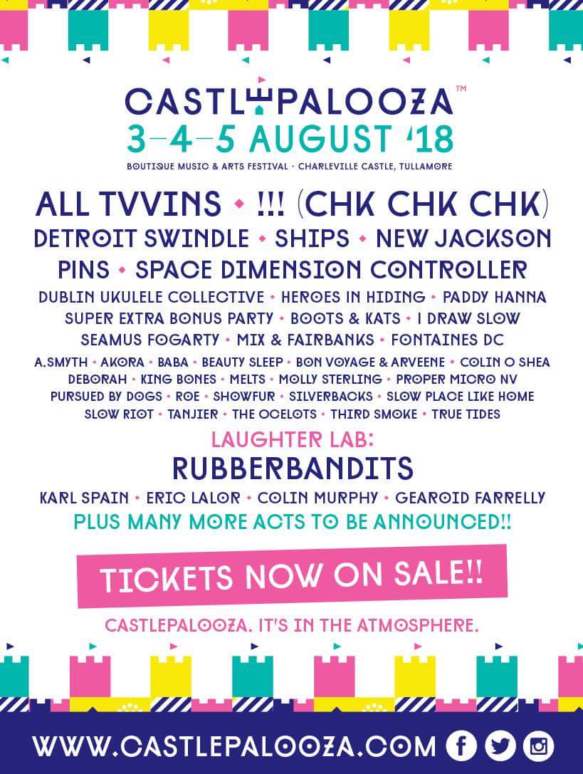 Castlepalooza 2018 | Akora, Pins, Beauty Sleep and more added to&nbsp;line-up