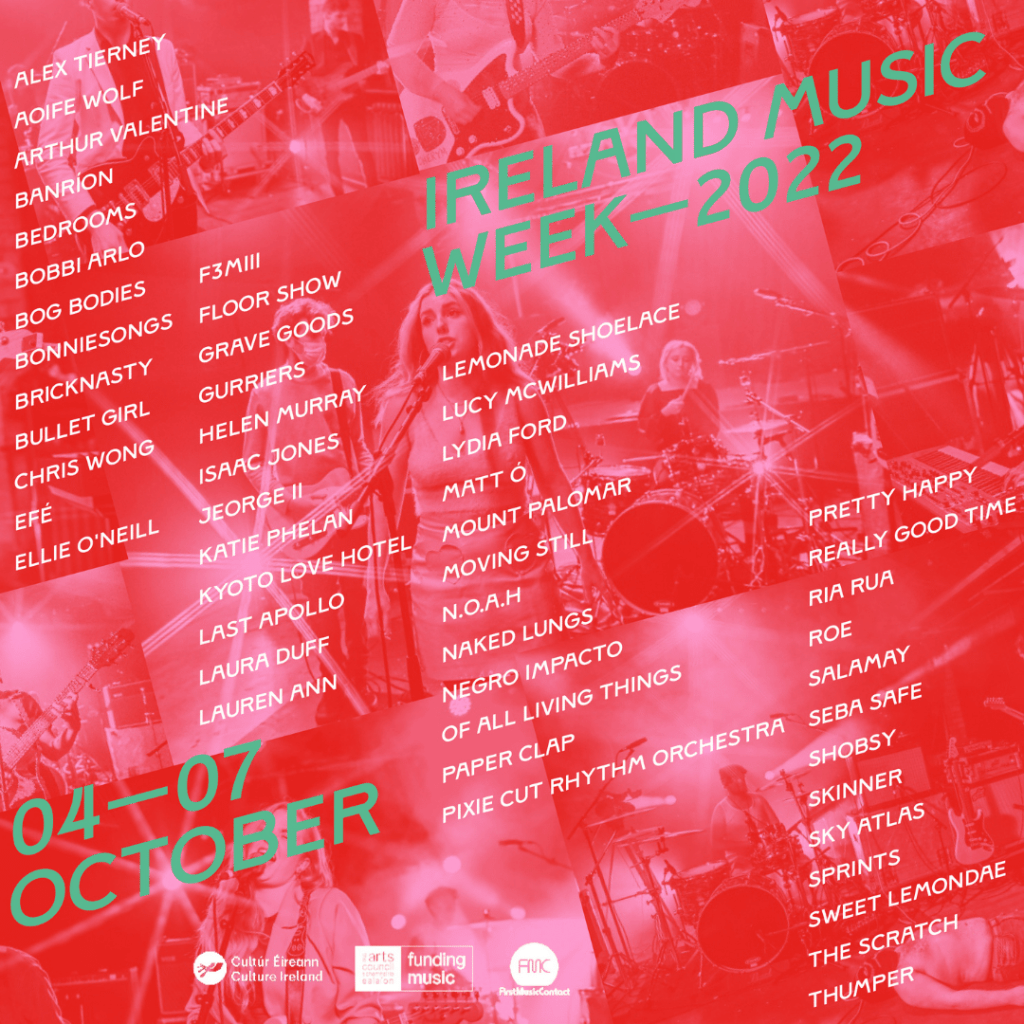 Ireland Music Week 2022 line-up&nbsp;announced
